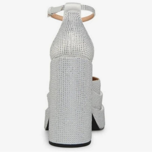 Steve Madden Charlize Rhinestone Double Platform Pumps - Picture 9 of 10